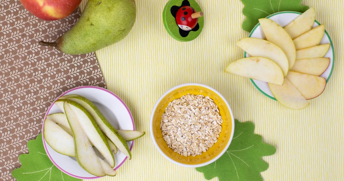 Betties Getreide Obst Brei Rezept Vorbereitung